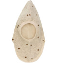 Huttelihut Sand Melange Elefantlue All Over Emb. Ull 48/0 12 mdr