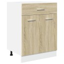  Bunnskap med skuff sonoma eik 60x46x81,5 cm sponplate