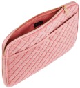 Fan Palm Rose Quilted Velvet Laptop Sleeve