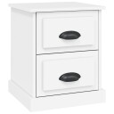 vidaXL Nattbord hvit 39x39x47,5 cm konstruert tre