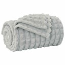 vidaXL Kastteppe Grå 270 x 240 cm Fleece