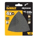 Dewalt DTM3095 Slipenett 93x93 mm 240 korn 5-pakning til Elektroverktøy
