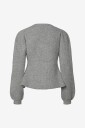 pieces   Kardigan pcSilly LS Puff Knit Cardigan   Grå