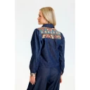 IN Front, Dame, Jakker, Blå, 2XL,