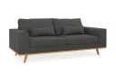 Copenhagen 2 seters Manchestersofa   Mørk grå