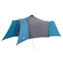 Tipi telt med tak med lagring Blå 492 x 492 x 275 cm taft