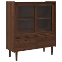 vidaXL Skap BILBAO Mørk karamell 104 x 40 x 120 cm