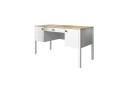 Omryn Skrivebord 60x132 cm   Natur/Hvit