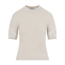 Alberta Ferretti Dame Strikkevarer Beige XS,