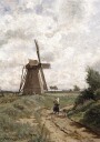 Windmühle Bei Ahrenshoop By Carl Malchin Plakat Plakat / 40x50cm