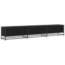  TV Enheter 2 pcs Svart Eik 240 x 35 x 41 cm Konstruert tre