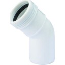 Wavin Wafix 45° Bøy 32 mm Overvanns- og Drensrør Hvit