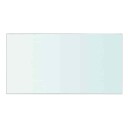vidaXL Hyllepanel klart glass 30x15 cm