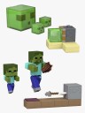 Minecraft Redstone Klissete Stempelfelle Grønn Plast for 6 År