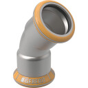 Geberit Mapress Therm bøy 45° 76,1 mm