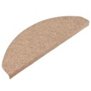 vidaXL Selvklebende trappematter 10 stk beige 65x26 cm