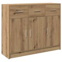 Skjenk artisan eik 91x28x75 cm konstruert tre 8721158434708
