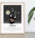 Kids By Friis Kids by Friis Plakat Stjernetegn Tyren Kids by Friis OneSize Plakat Flerfarget FR23041 NC