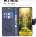 Trolsk Lommebokdeksel Sommerfugler (iPhone 16 Pro Max) Blå