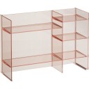 Kartell Laufen Sound Rack hylle, 75x53 cm, rosa