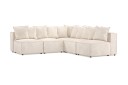 Cubo 5 seters L formet Dyp Modulhjørnesofa i Manchester   Beige