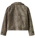 Name It Nkfmadelin Kort Trench Coat med Leopardmønster i Farge Multi 134