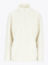 Twentyfour Mode Pile Half Zip Hvit 34
