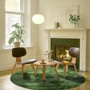 Runde tepper   Aranga Super Soft Fur olivengrønn Størrelse: Ø 120 cm