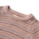 Wheat Jacquard Pullover Nanna Dry Rose (110 / 5 år)
