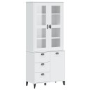  Highboard VIKEN hvit 80x40x190 cm heltre furu 8721012224285