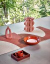 Pappelina Hill teppe Brick/Rust/Cream 70 x 270cm