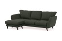 Trend Lyx 3 seters Venstrevendt L formet Sjeselongsofa i Manchester   Mørkegrønn