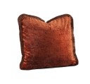 Garda Velvet putetrekk frynser rosso