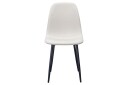 Nibe Spisestol - Beige/Svarte Metallben