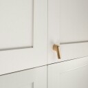 Knott Beslag Design Luv Børstet Messing