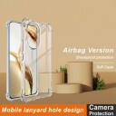 Honor 200 Imak Drop-Proof TPU-deksel Gjennomsiktig