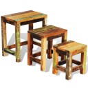  Settbord 3 deler gammeldags heltre gjenvunnet 8718475881650