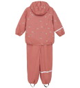 CeLaVi Brick Dust Regntøy Sett Aop W. Fleece 110