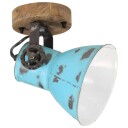 vidaXL Vegglampe 25 W denimblå 11,5x11,5x25 cm E27