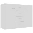 vidaXL Skjenk hvit 88x30x65 cm sponplate