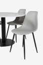 Venture Home   Spisegruppe Estri inkl. 4 spisestoler Penally   Hvit