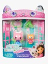 Gabby's Dollhouse Crystal Garden Figur 2-Pakk med Dronning Kitty Fairy og Kitty Gnom
