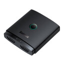 Baseus Av-Adapter Baseus 2-I-1 Hdmi-Adapter Med 1M Kabel (Svart)