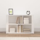 vidaXL Skjenk hvit 80x30x54 cm konstruert tre