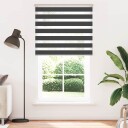  Sebragardin svart 125x200 cm stoff bredde 120,9 polyester
