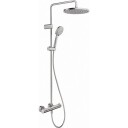 Duravit dusjsystem, rustfritt stål