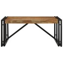  Salongbord flerfarget 80x80x35 cm gjenvunnet heltre