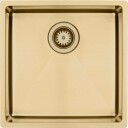 Lavabo Kubus 400 Soft kjøkkenvask, 44x44 cm, messing