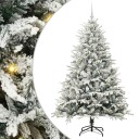  Kunstig forhåndsbelyst juletre med kule sett grønn 180 cm