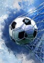 Football 3 sport art Plakat / 100x150cm